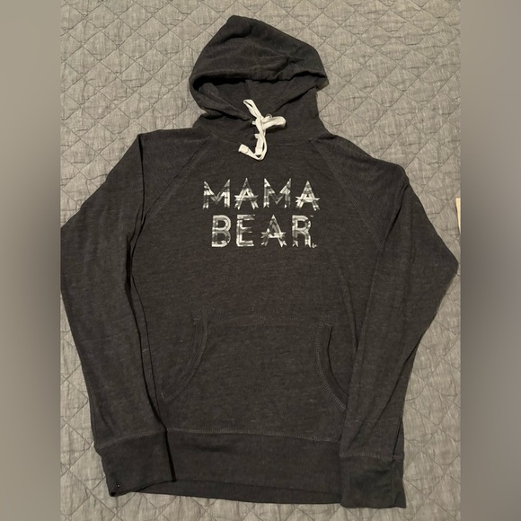 Authentic Loved by Hannah and Eli MAMA BEAR hoodie, t-shirt, canvas tote bundle - Picture 3 of 8